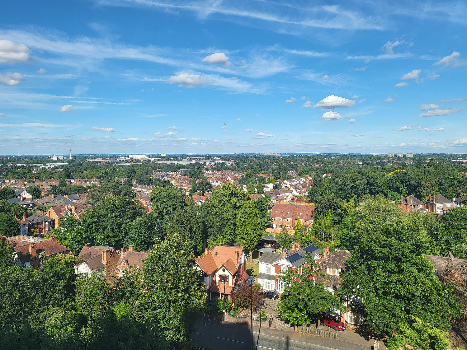 Birmingham skyline with object